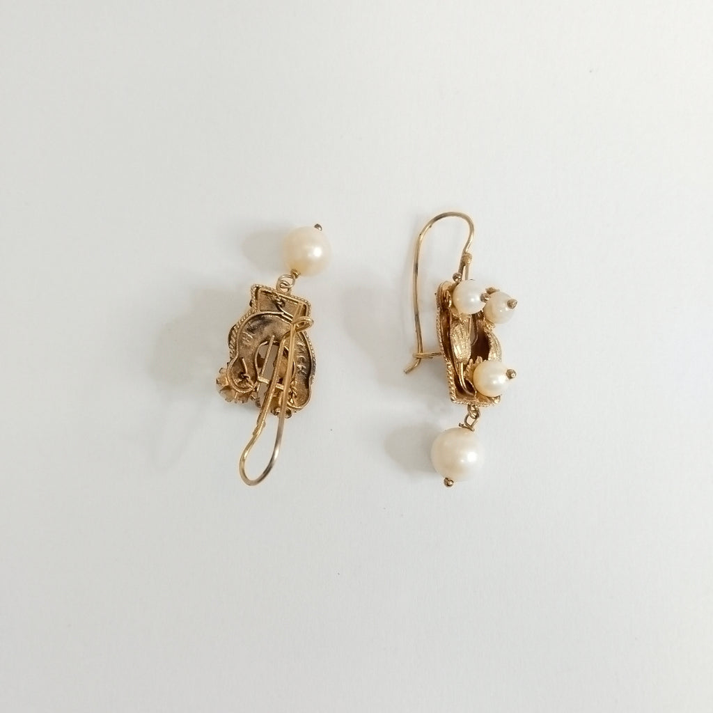 ARETES PAR ORO 8 K 4 GRMS (SEMINUEVO)