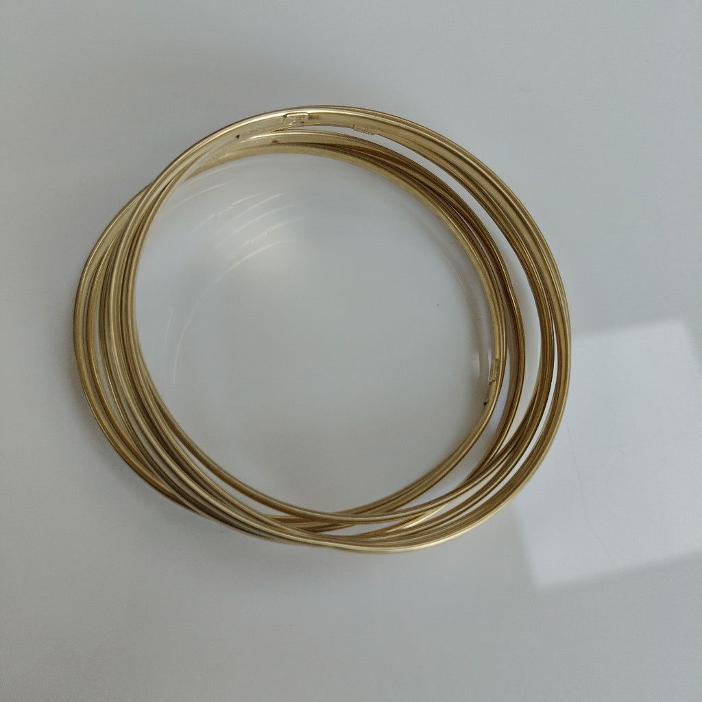 SEMANARIO DE PULSERAS ORO 14 K 32.4 GRMS (SEMINUEVO)