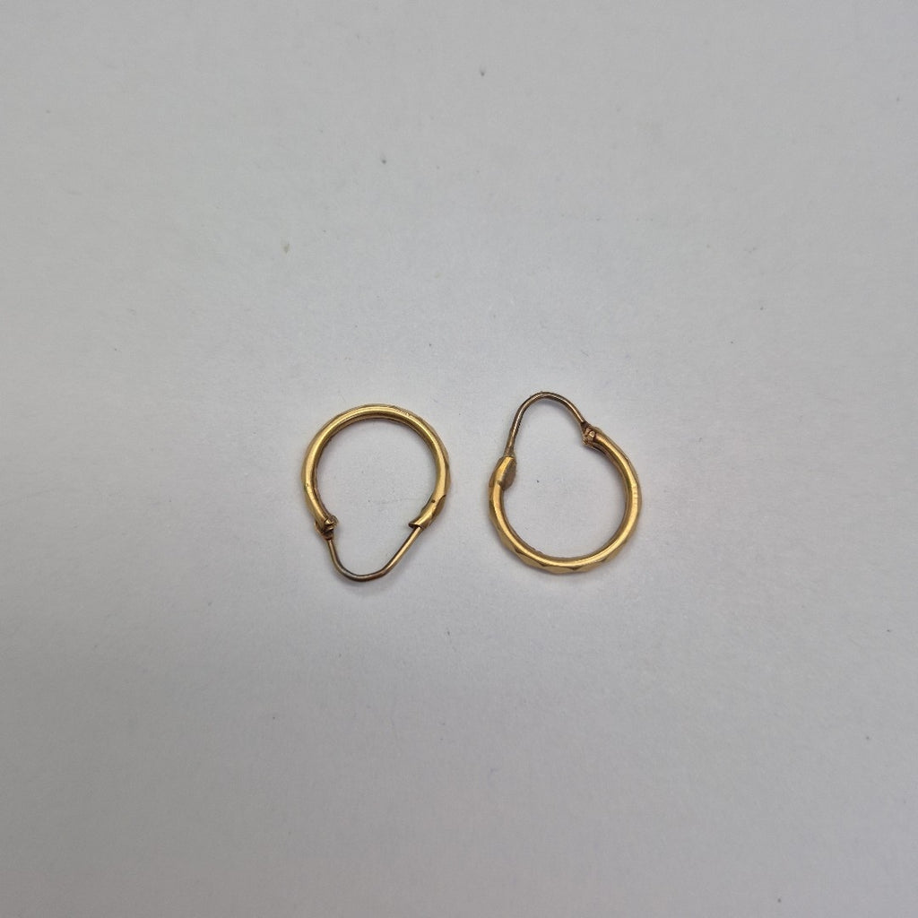 ARRACADAS PAR ORO 14 K 1 GRMS (SEMINUEVO)