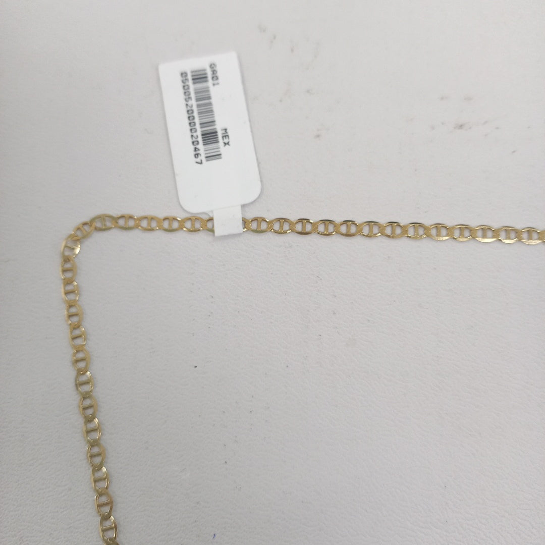 CADENAS TEJIDO GUCHI ORO 10K 60 CM 5.1 GR (NUEVO)