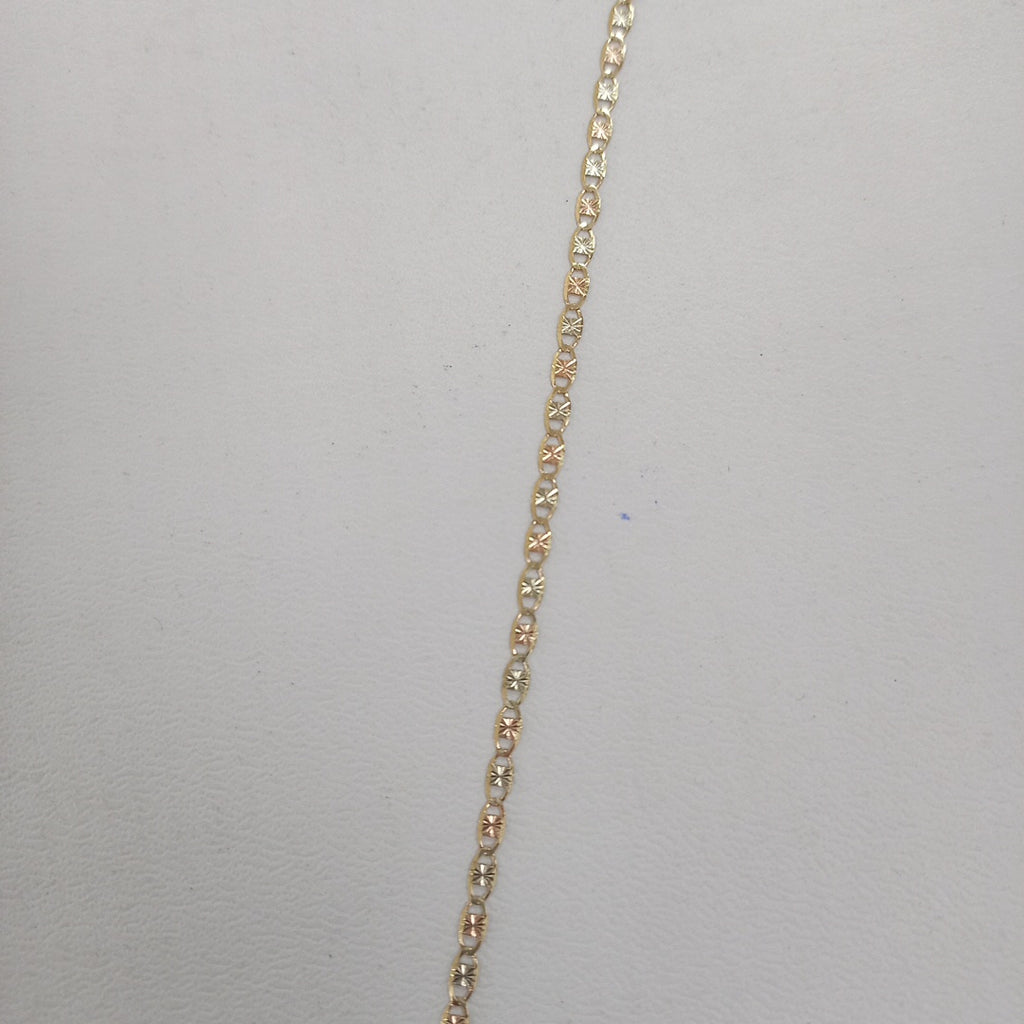 CADENAS TEJIDO GUCHI ORO 10K 55 CM 2.8 GR (NUEVO)