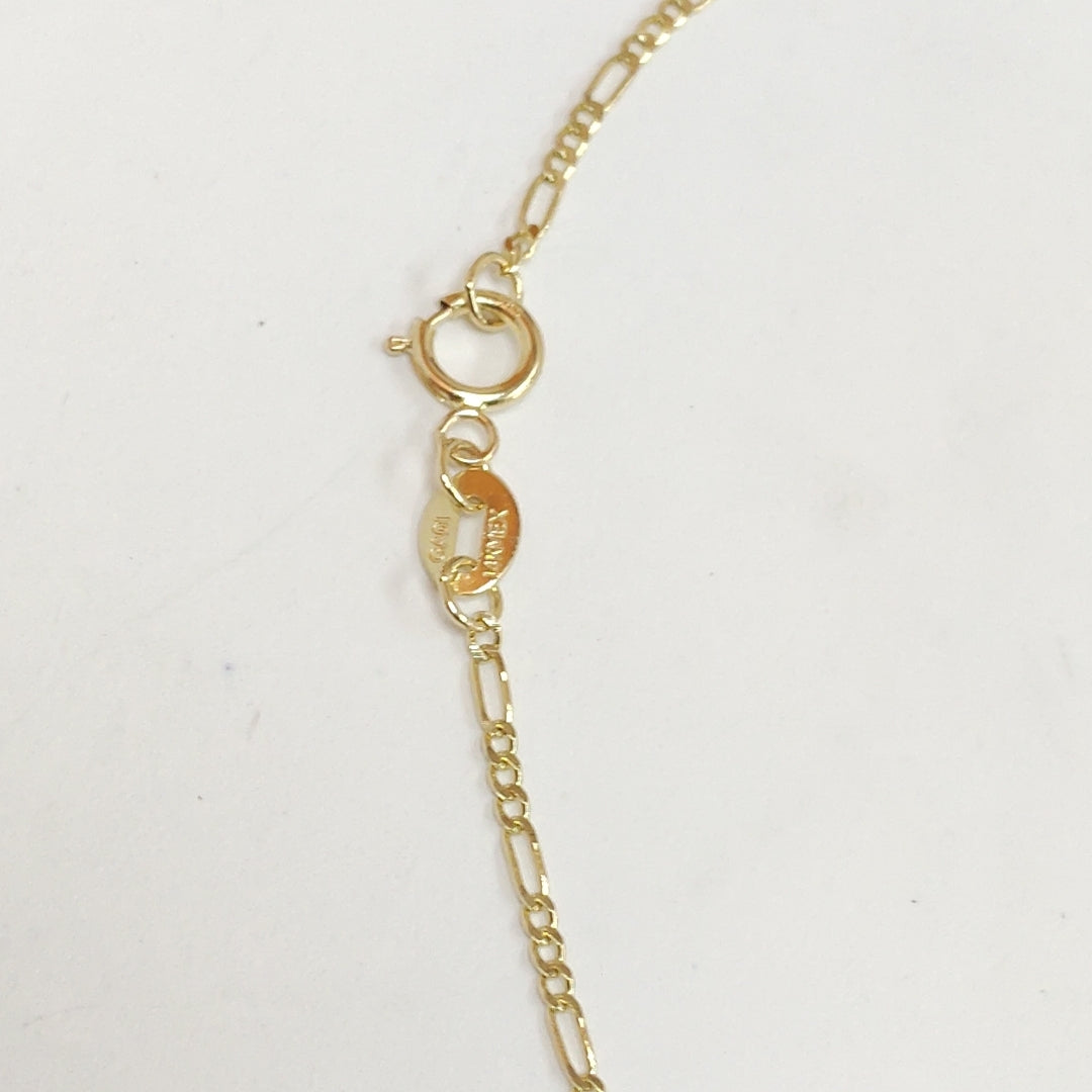 CADENAS TEJIDO 3X1 ORO 14K 55 CM 2.4 GR (NUEVO)