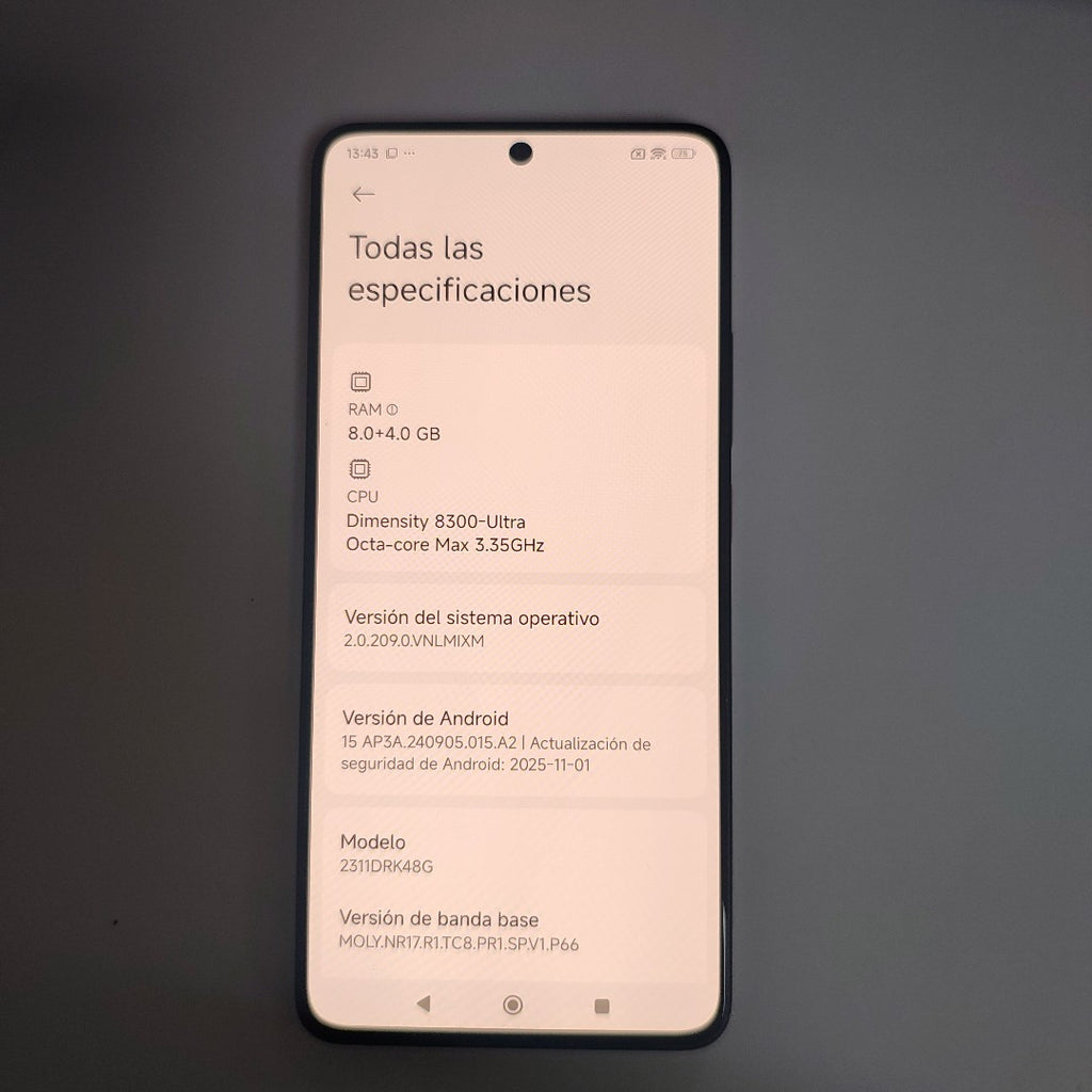 CELULAR XIAOMI POCO X6 PRO 2311DRK48G (2024) 256 GB 8 GB RAM