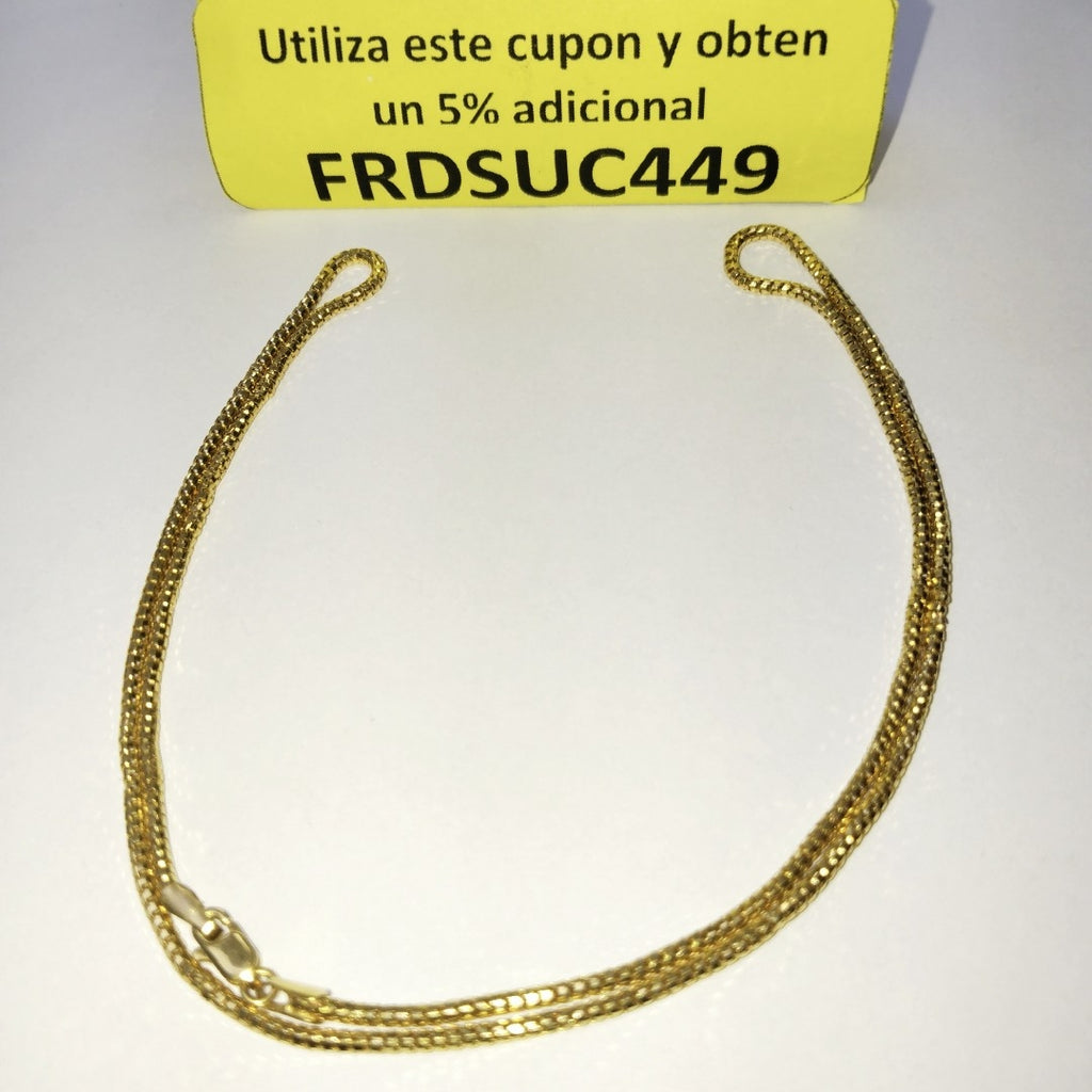 CADENA ORO 21 K 7 GRMS (SEMINUEVO)