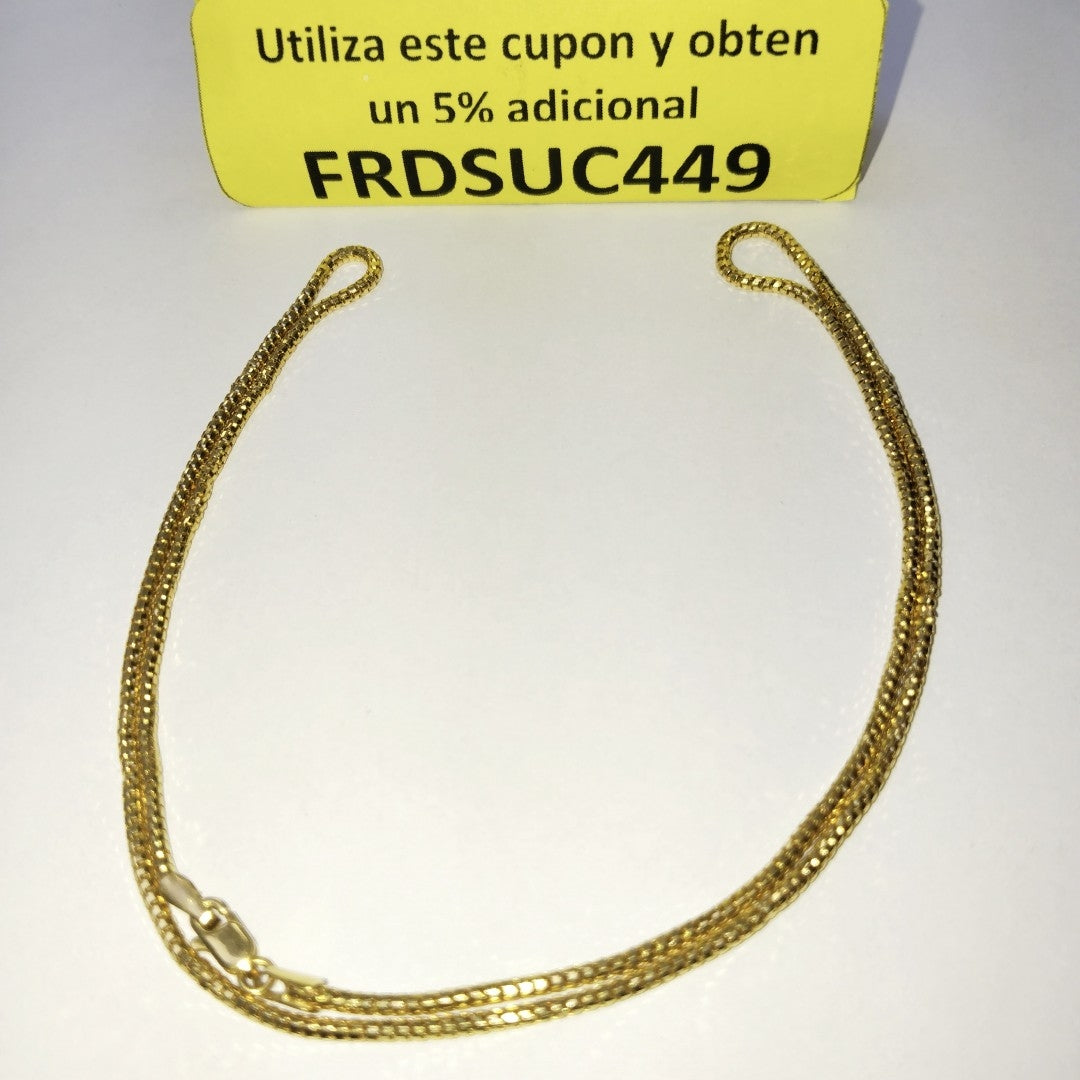 CADENA ORO 21 K 7 GRMS (SEMINUEVO)