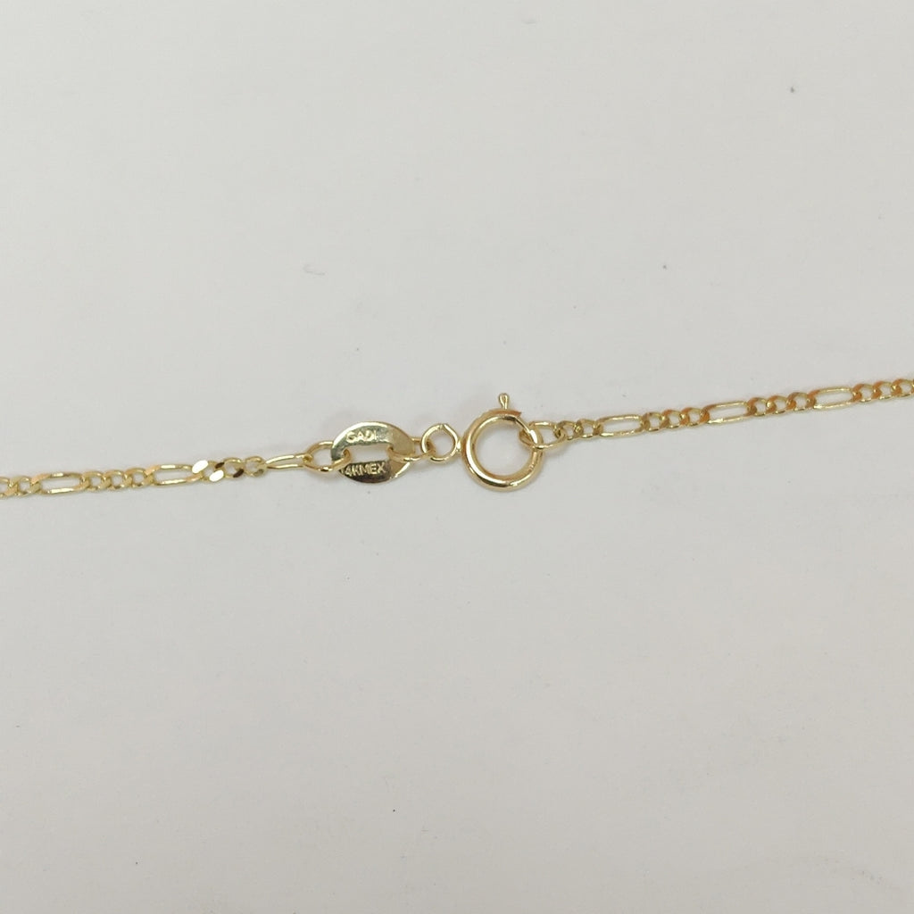 CADENAS TEJIDO 3X1 ORO 14K 55 CM 2.4 GR (NUEVO)