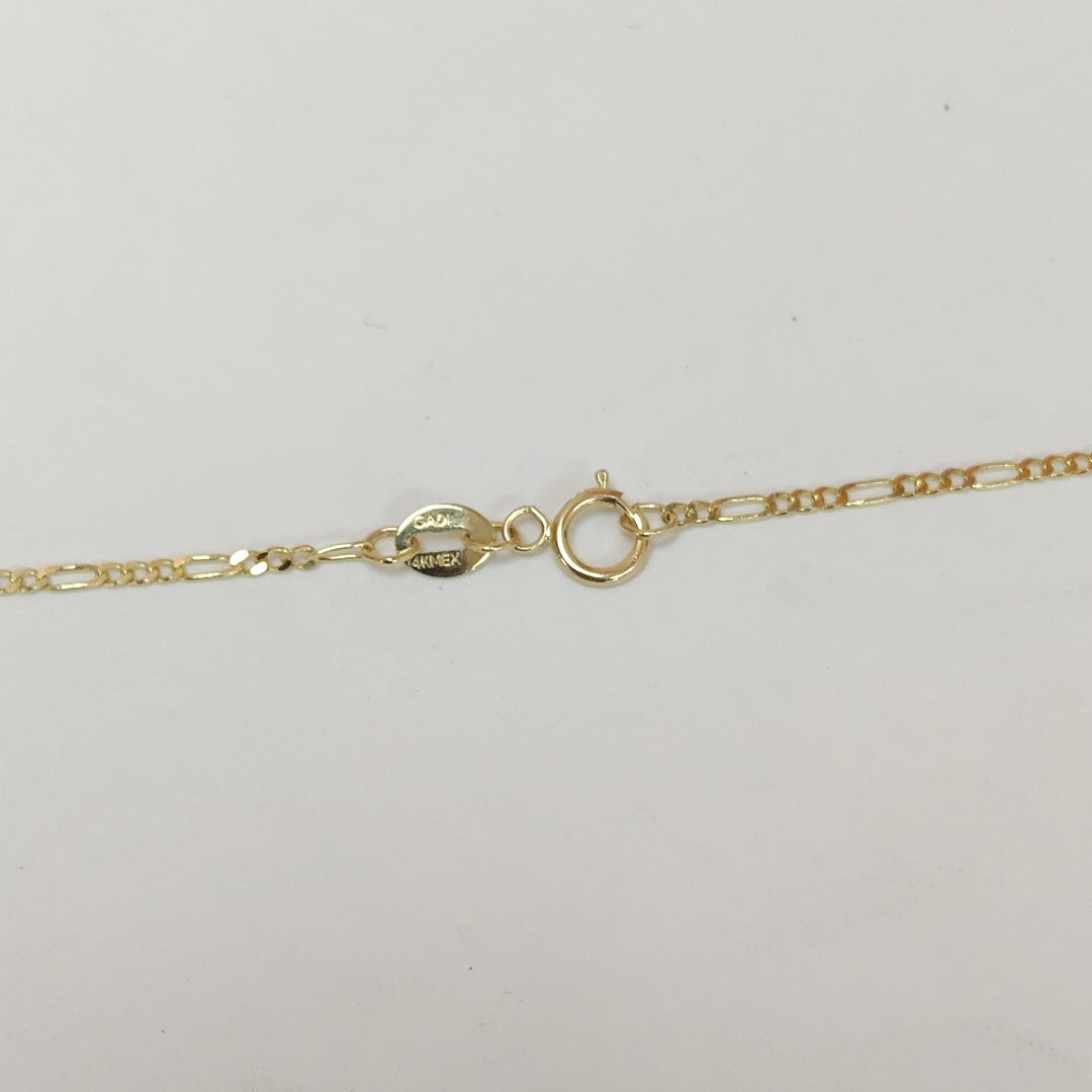 CADENAS TEJIDO 3X1 ORO 14K 55 CM 2.4 GR (NUEVO)