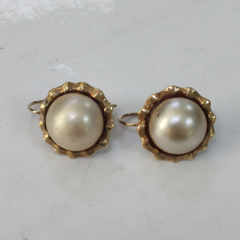 ARETES PAR ORO 10 K 9,20 GRMS (SEMINUEVO)