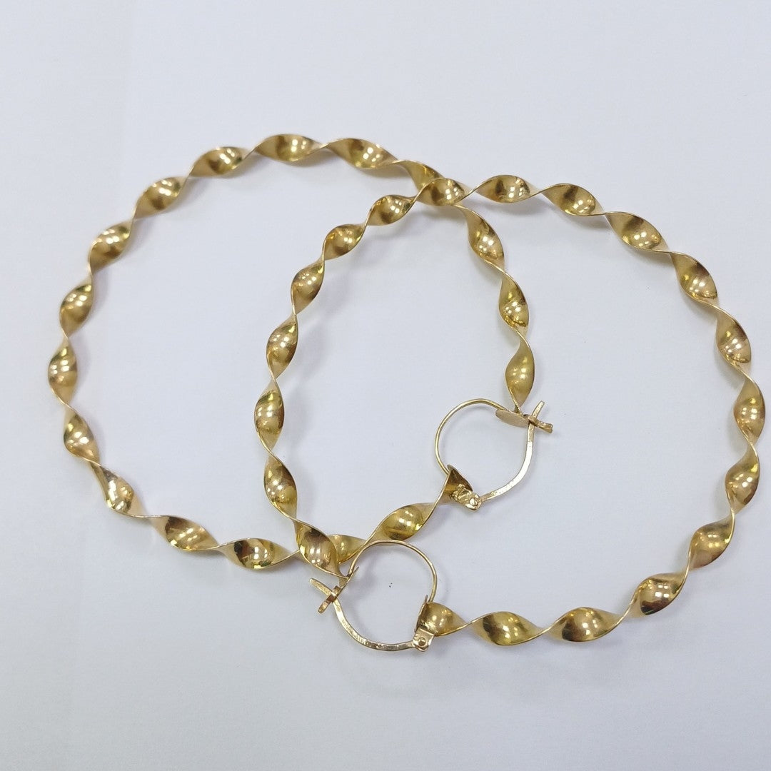 ARRACADAS PAR ORO 18 K 19,20 GRMS (SEMINUEVO)
