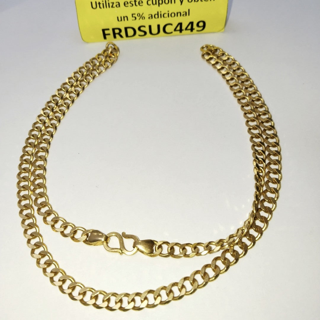 CADENA ORO 21 K 54.5 GRMS (SEMINUEVO)