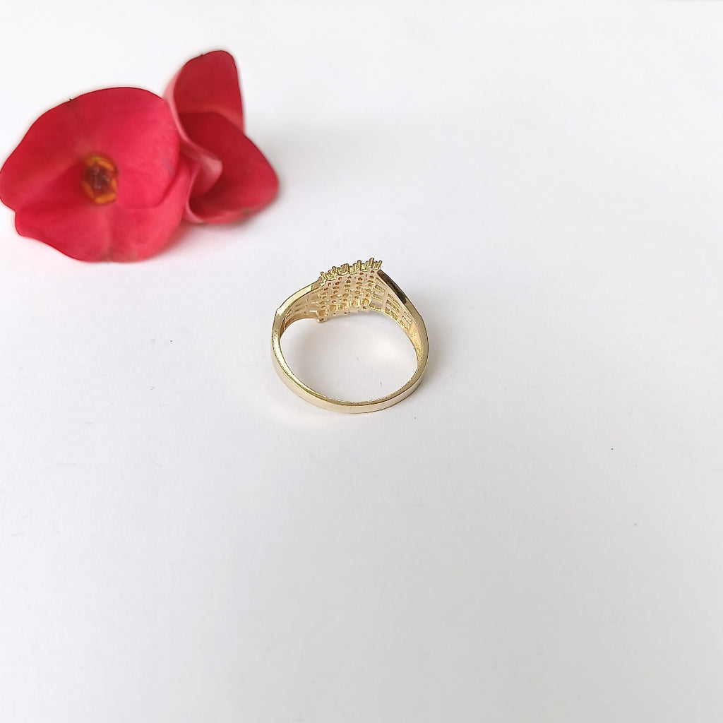 ANILLOS C/CIRCONIA ORO 10K TALLA 8 2.2 GR (NUEVO)