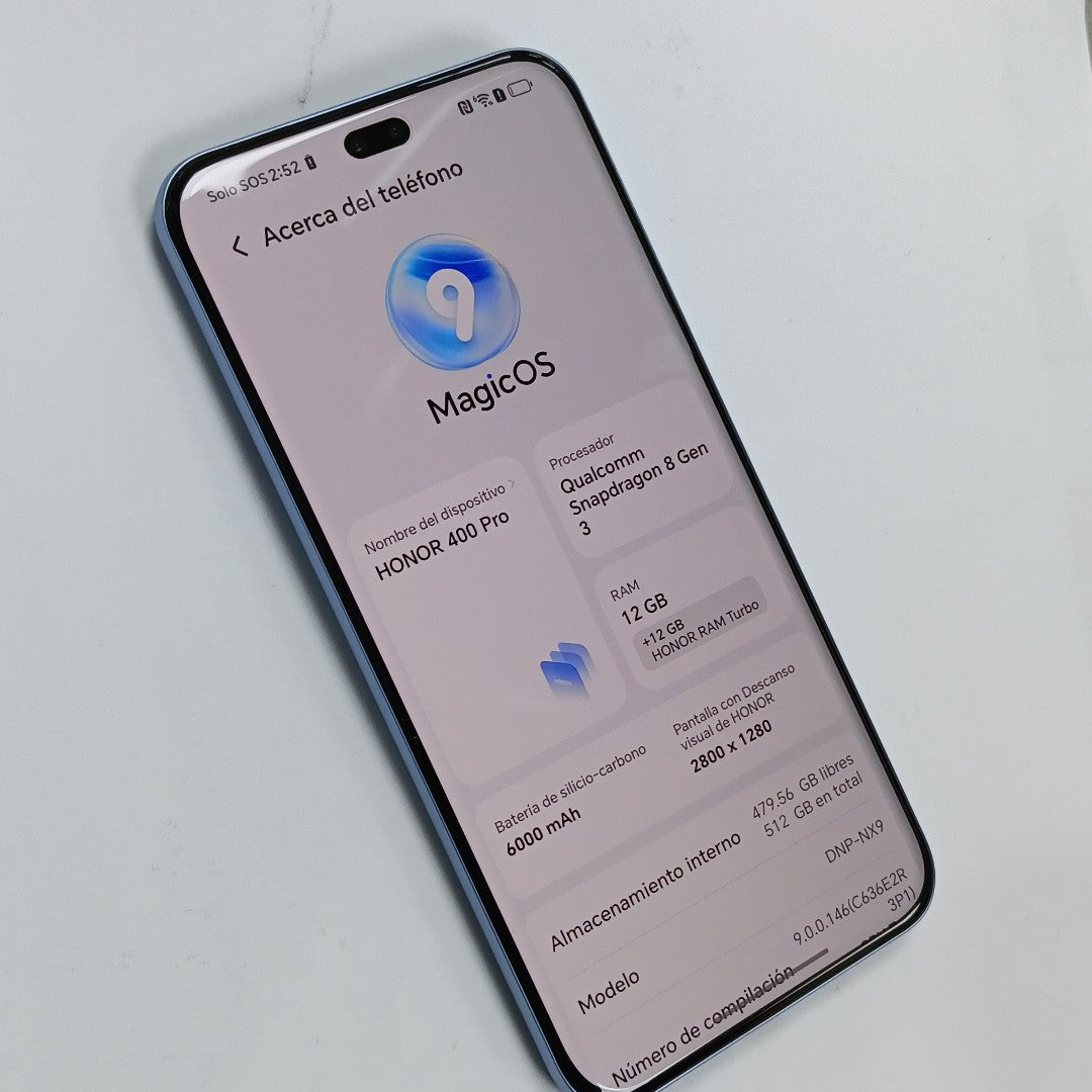 CELULAR HONOR 400 PRO DNP-NX9 (2025) 512 GB 12 GB RAM (SEMINUEVO)