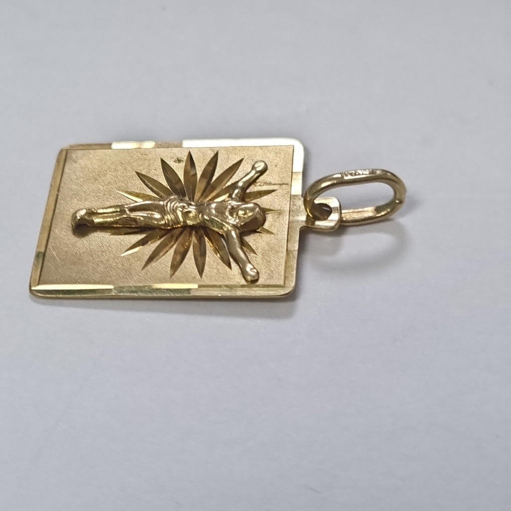 MEDALLA PERSONAL ORO 14 K 2.6 GRMS (SEMINUEVO)