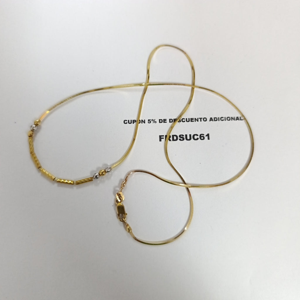 GARGANTILLA ORO 14 K 4,30 GRMS (SEMINUEVO)