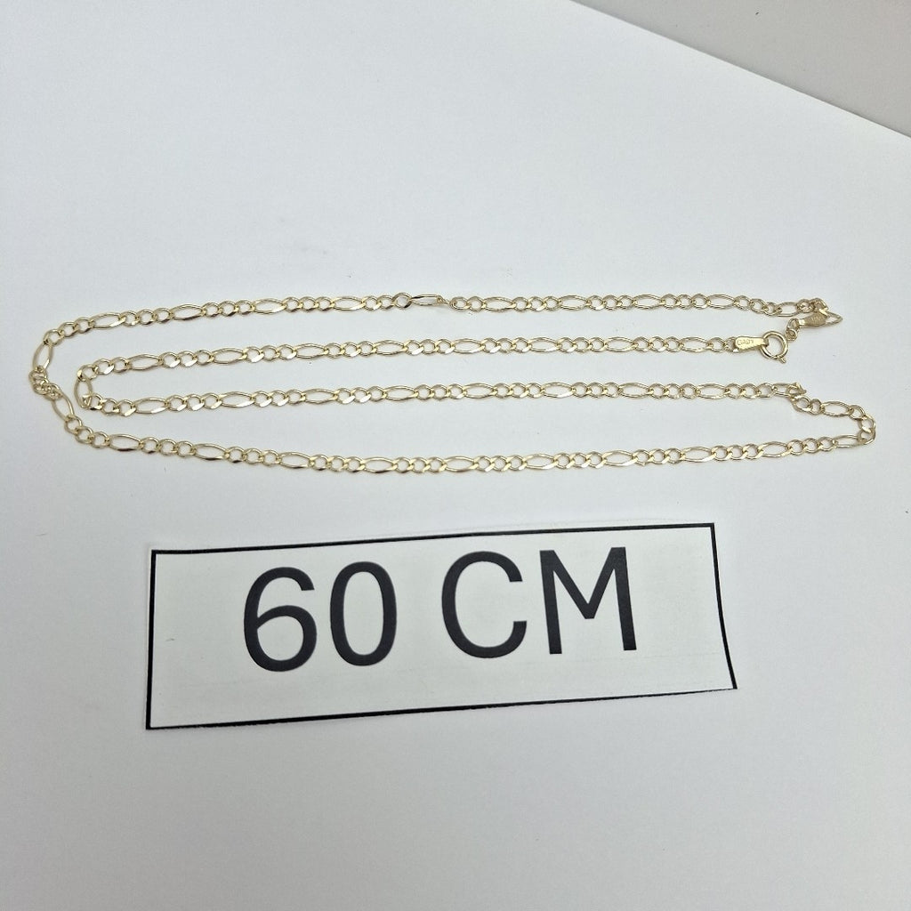 CADENAS TEJIDO 3X1 ORO 10K 60 CM 4.6 GR (NUEVO)