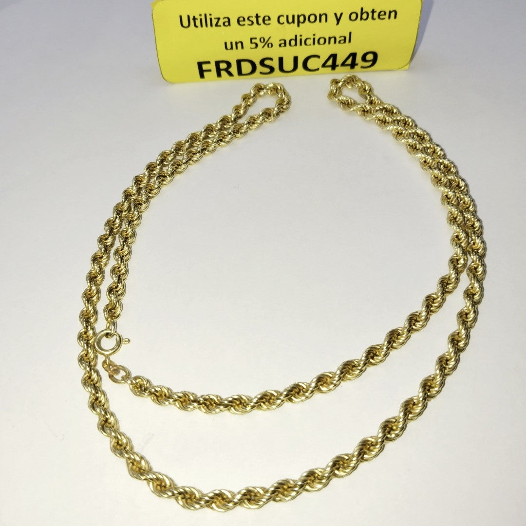 CADENA ORO 14 K 16.6 GRMS (SEMINUEVO)