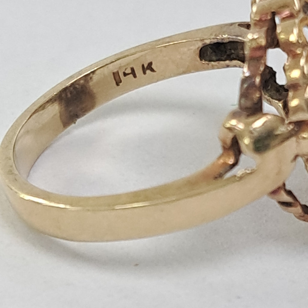 ANILLO ORO 14 K 4,00 GRMS (SEMINUEVO)