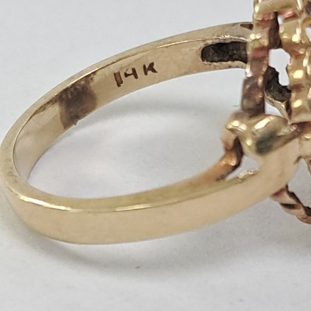 ANILLO ORO 14 K 4,00 GRMS (SEMINUEVO)