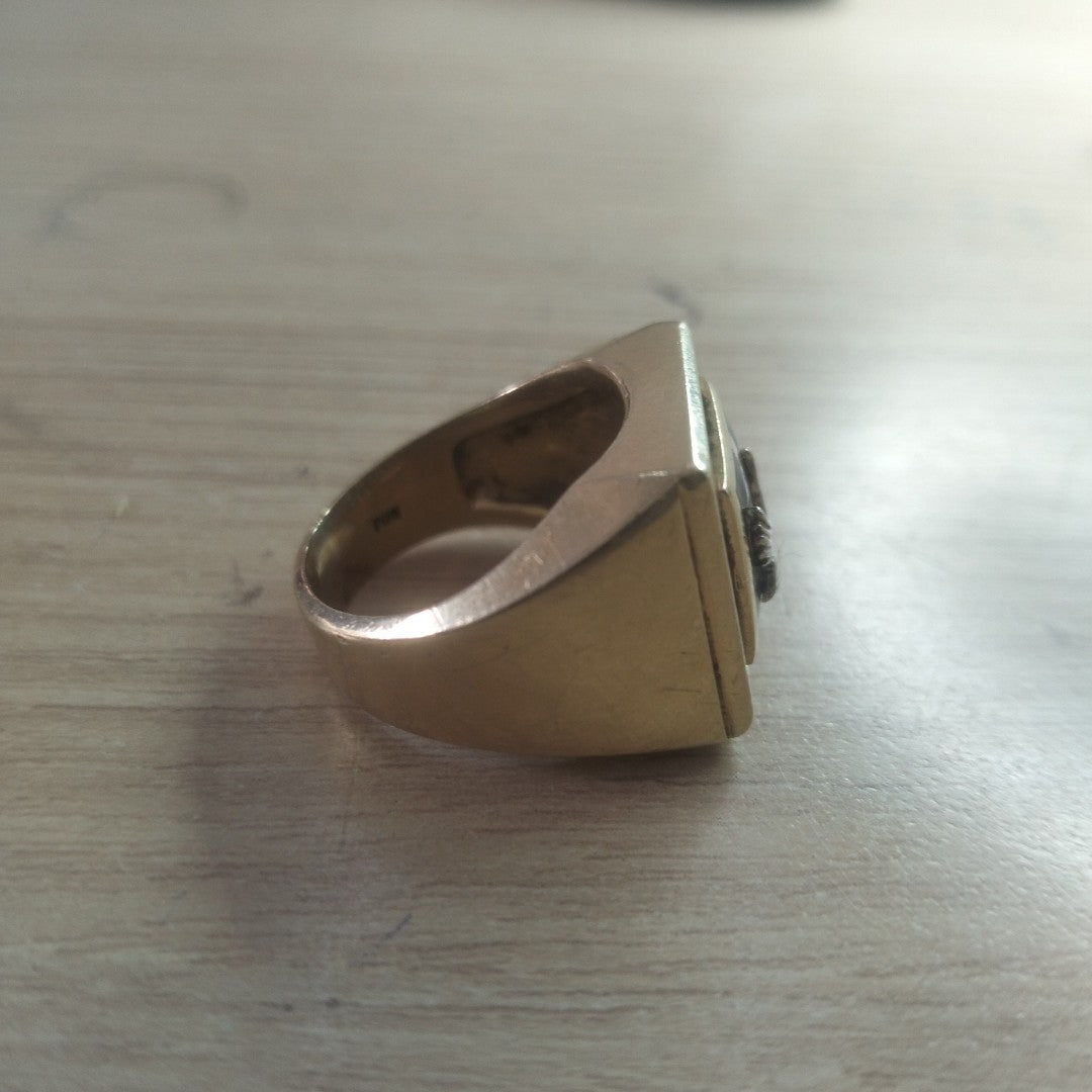 ANILLO ORO 14 K 13 GRMS (SEMINUEVO)