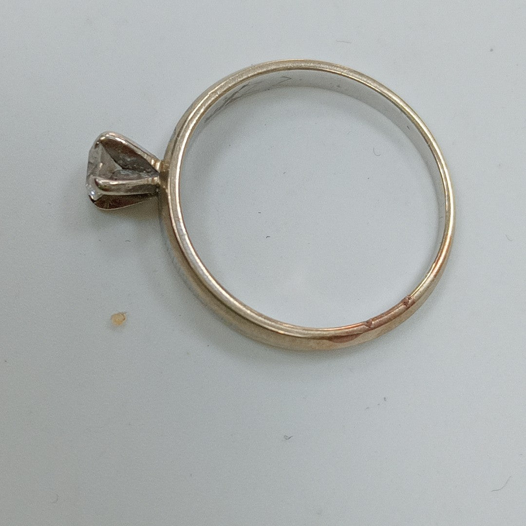 SOLITARIO ORO BLANCO 14 K 2,00 GRMS (SEMINUEVO)