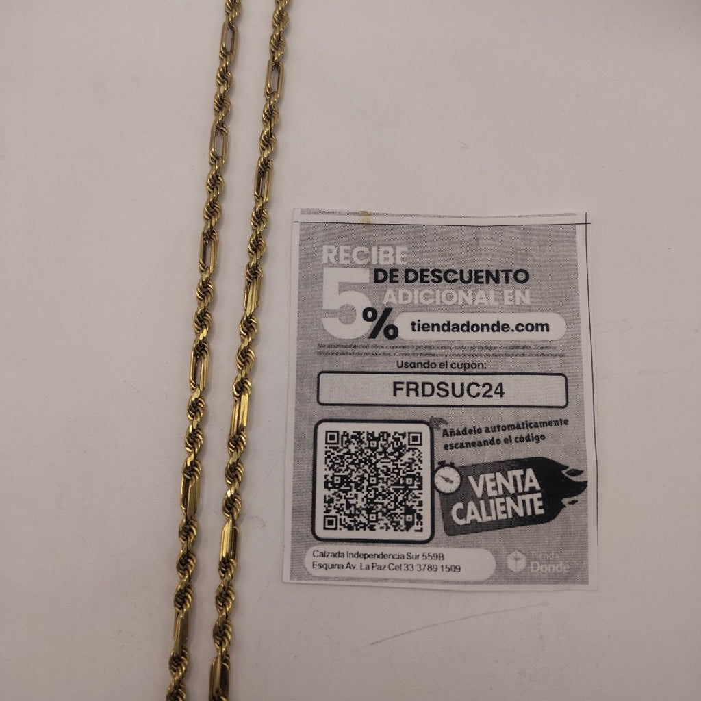 CADENA ORO 10 K 12,40 GRMS (SEMINUEVO)