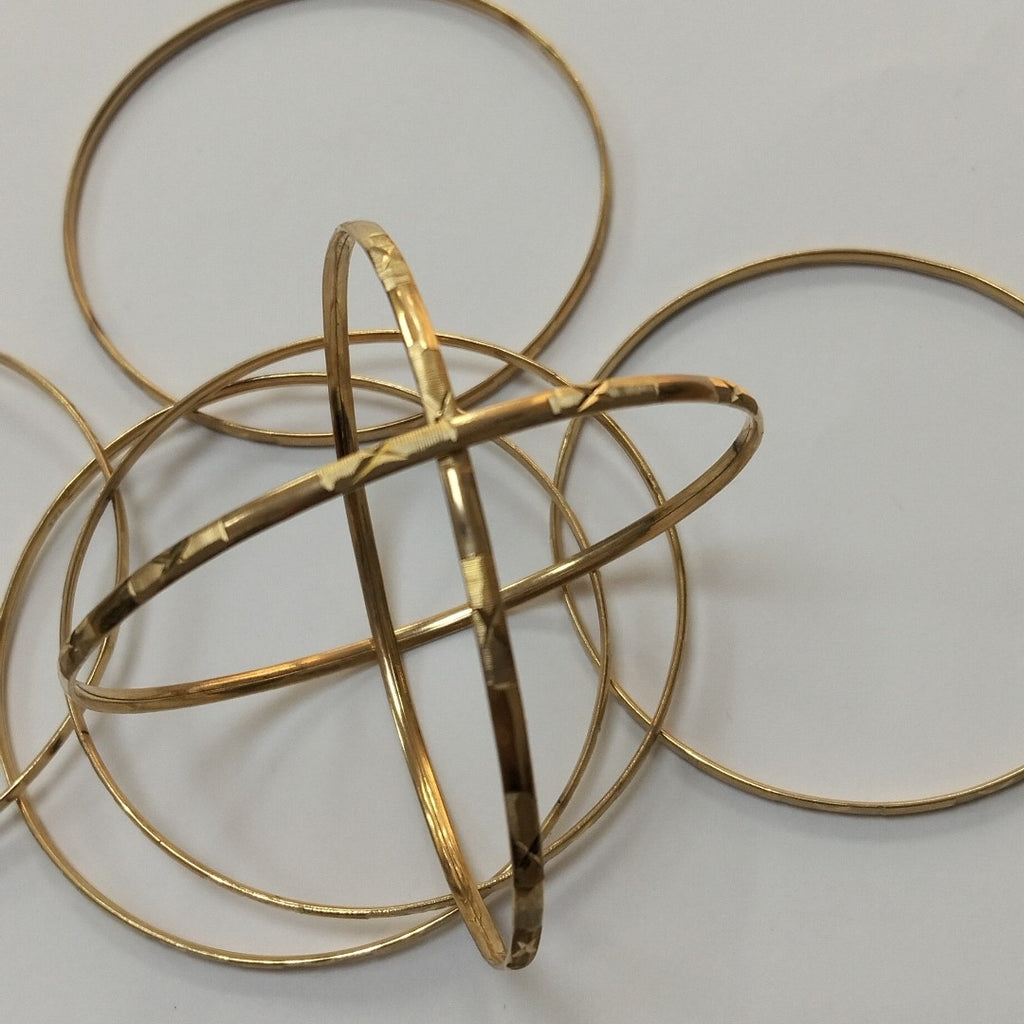 SEMANARIO DE PULSERAS ORO 14 K 29.3 GRMS (SEMINUEVO)