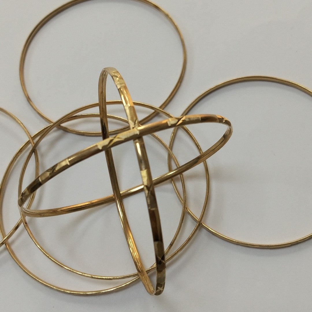 SEMANARIO DE PULSERAS ORO 14 K 29.3 GRMS (SEMINUEVO)