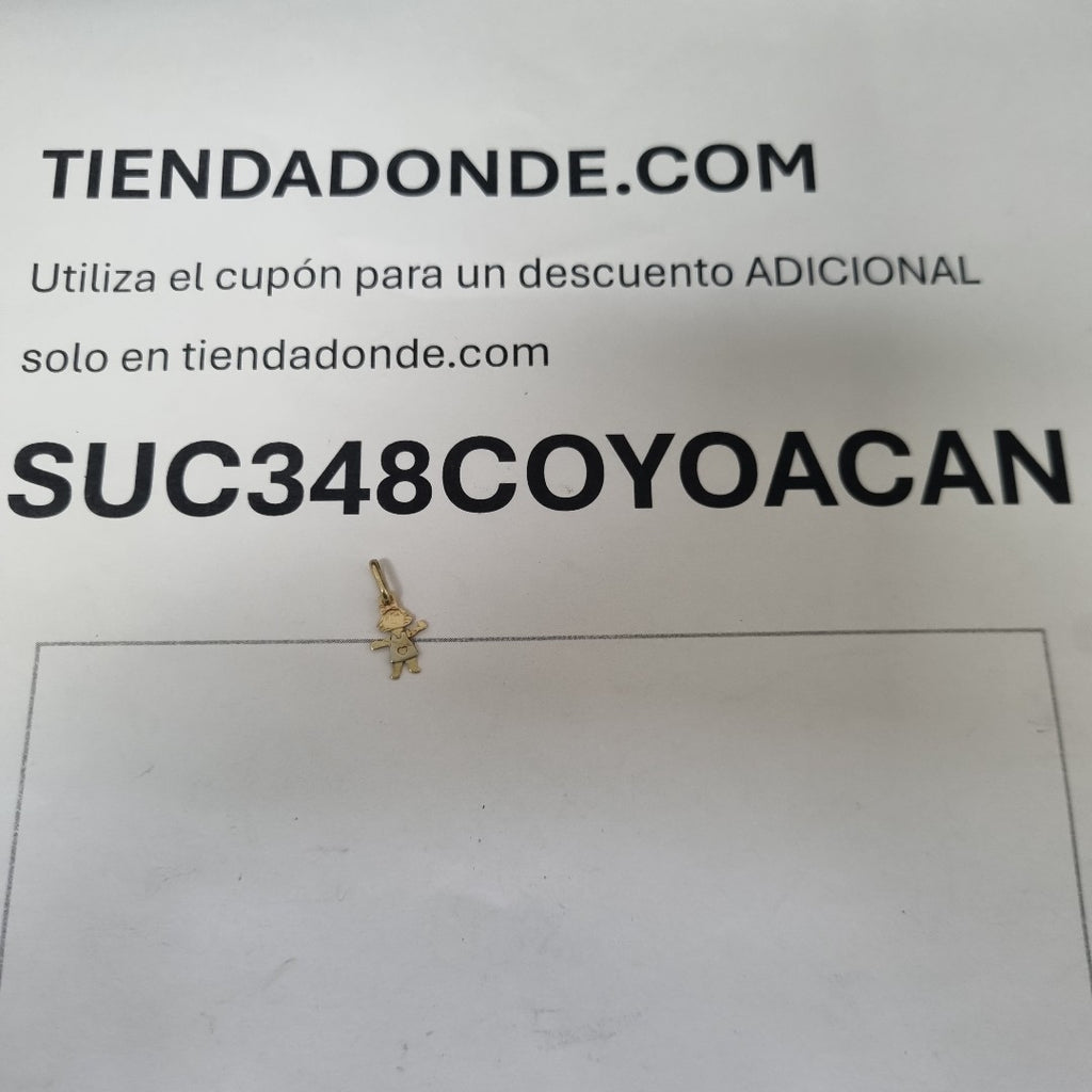 DIJE ORO 14 K 0,30 GRMS (SEMINUEVO)