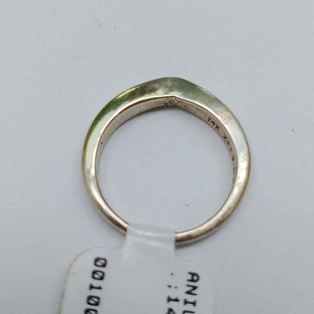 ANILLITO ORO BLANCO 14 K 3.3 GRMS (SEMINUEVO)