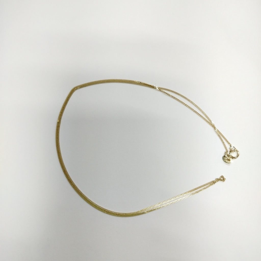 CADENAS TEJIDO BARBADA ORO 10K 55 CM 1.8 GR (NUEVO)