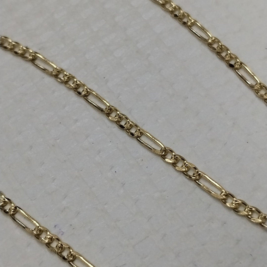 PULSERAS BARBADA ORO 14K 21 CM 1.7 GR (NUEVO)