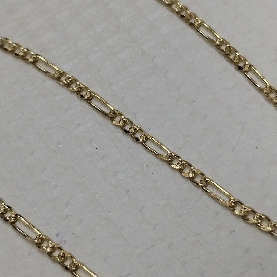 PULSERAS BARBADA ORO 14K 21 CM 1.7 GR (NUEVO)