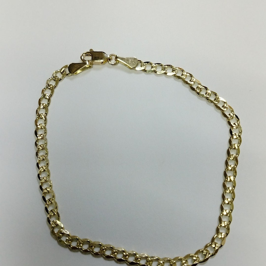 PULSERAS BARBADA ORO 14K 21 CM 5.3 GR (NUEVO)