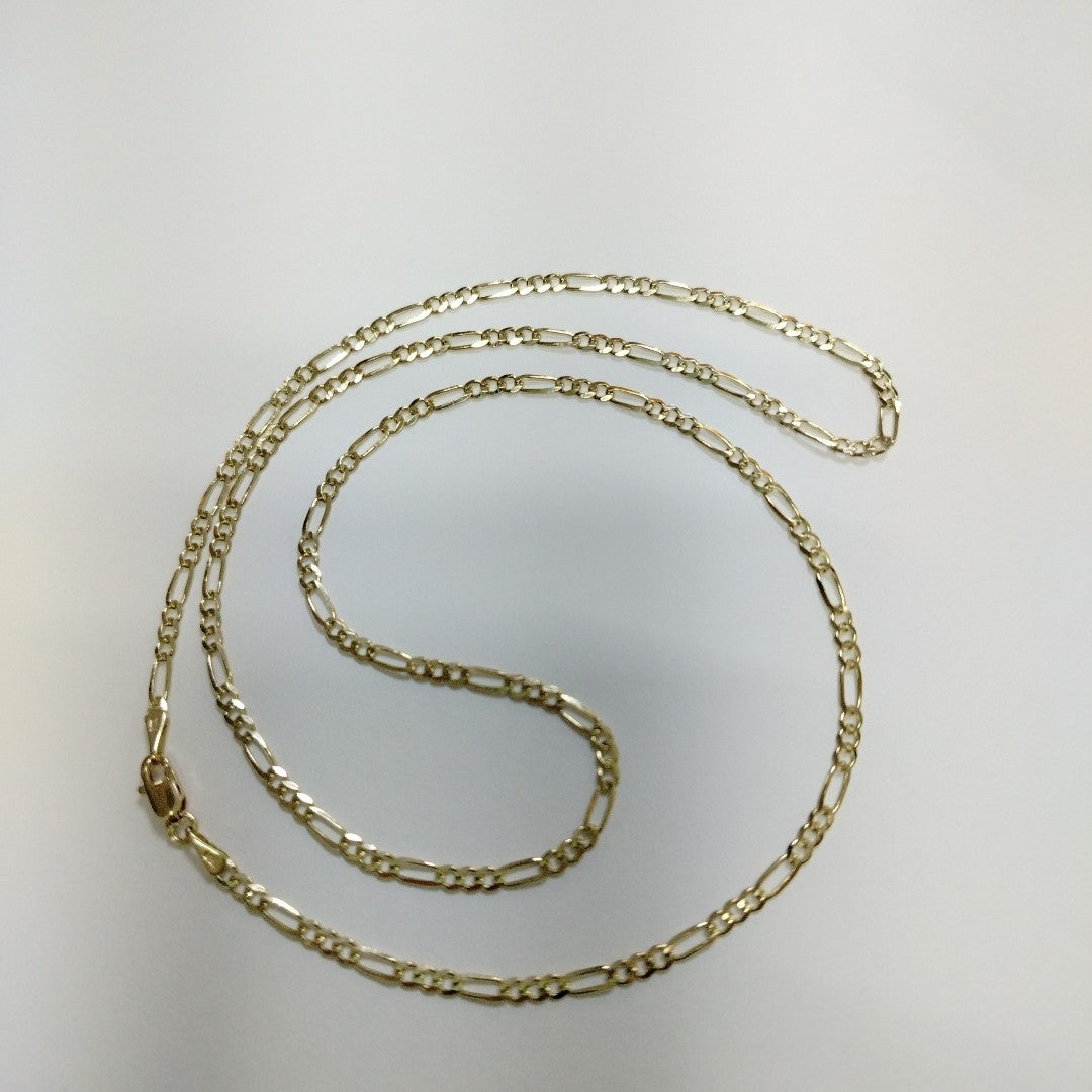 CADENAS 3X1 ORO 14K 55 CM 5 GR (NUEVO)