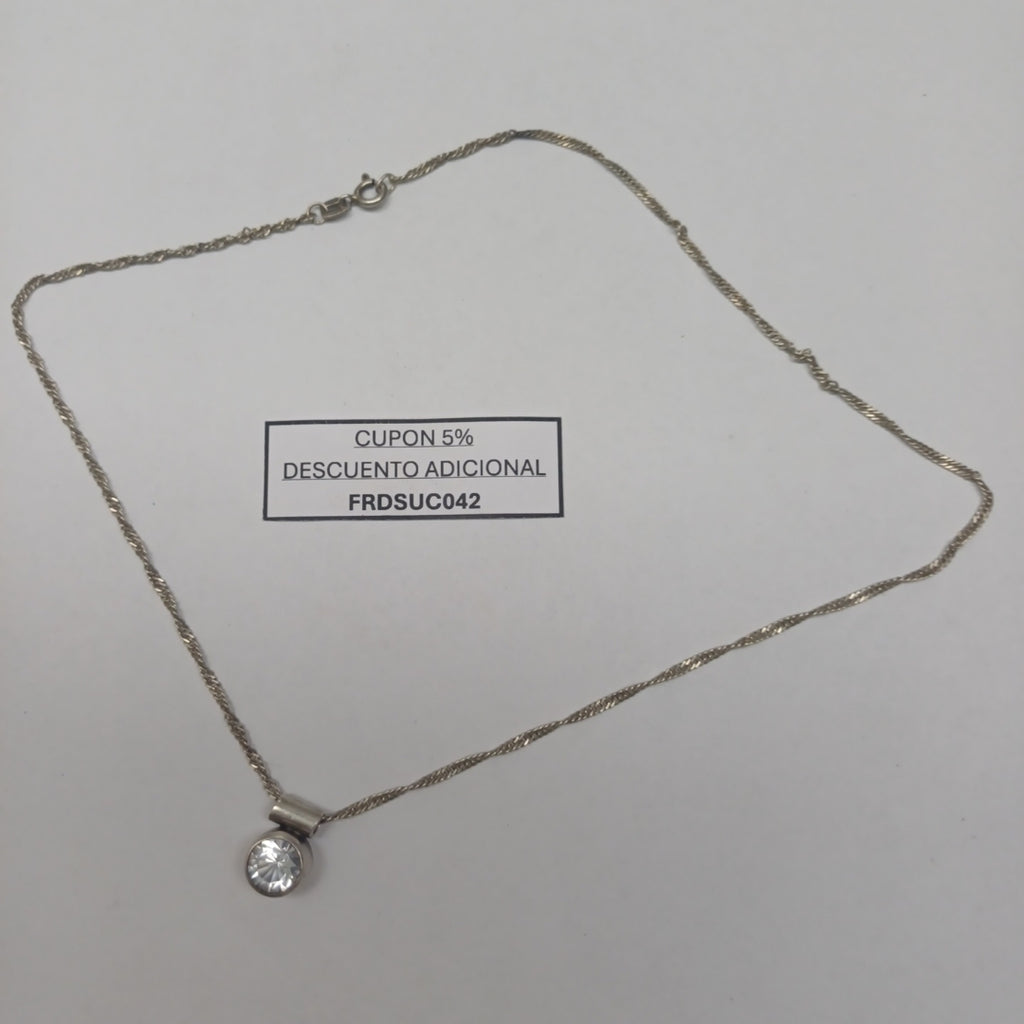 CADENA,DIJE PLATA 4,90 GRMS (SEMINUEVO)