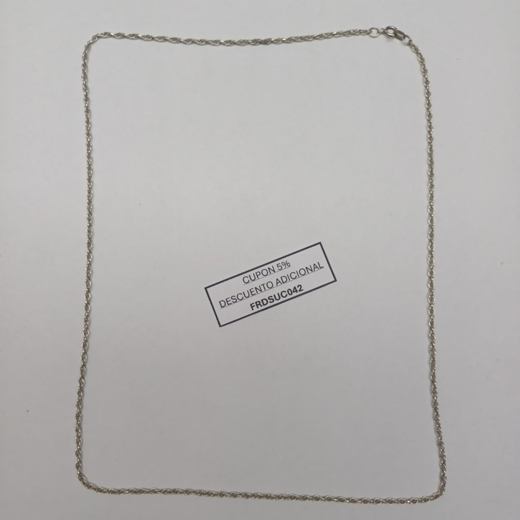CADENA PLATA 5,40 GRMS (SEMINUEVO)