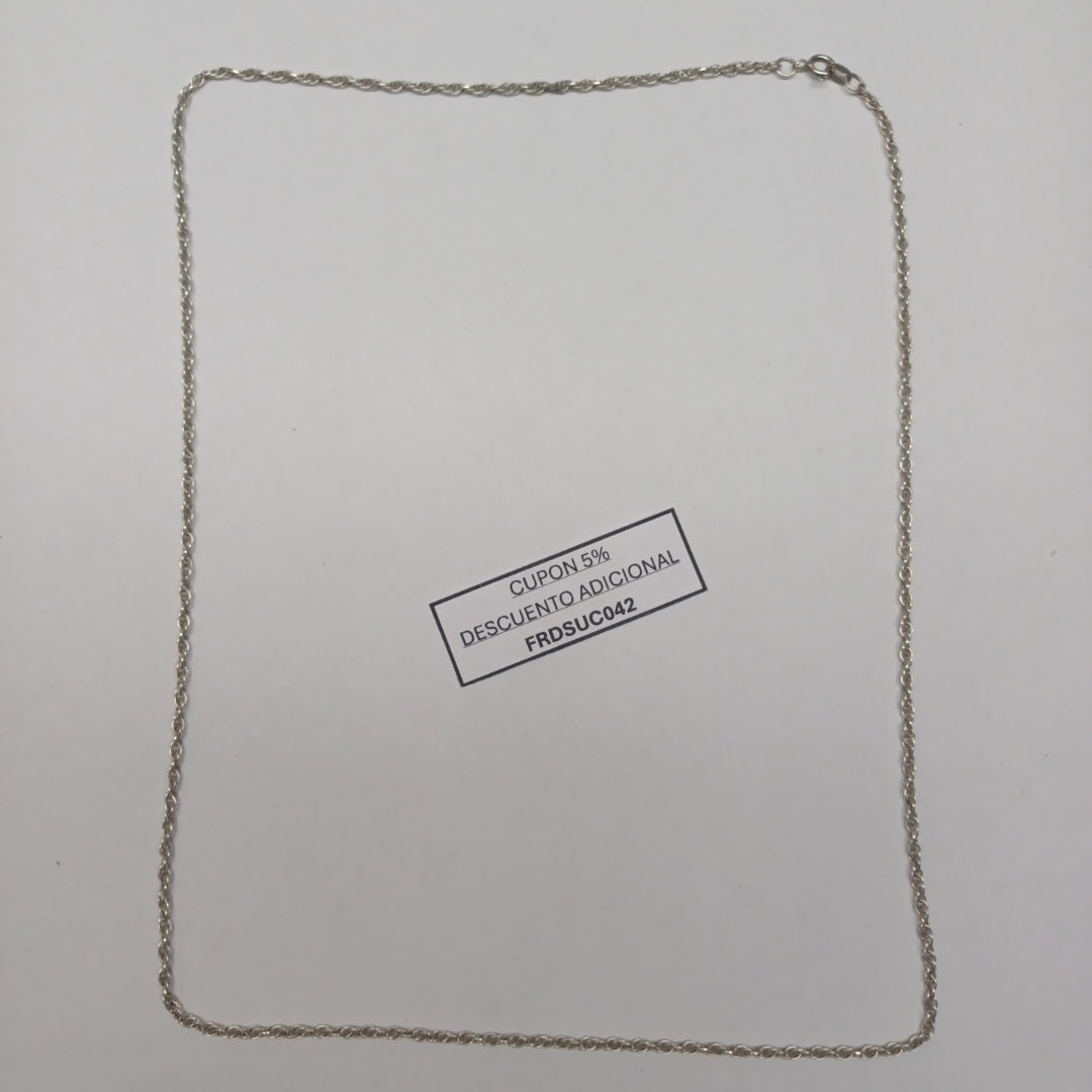 CADENA PLATA 5,40 GRMS (SEMINUEVO)