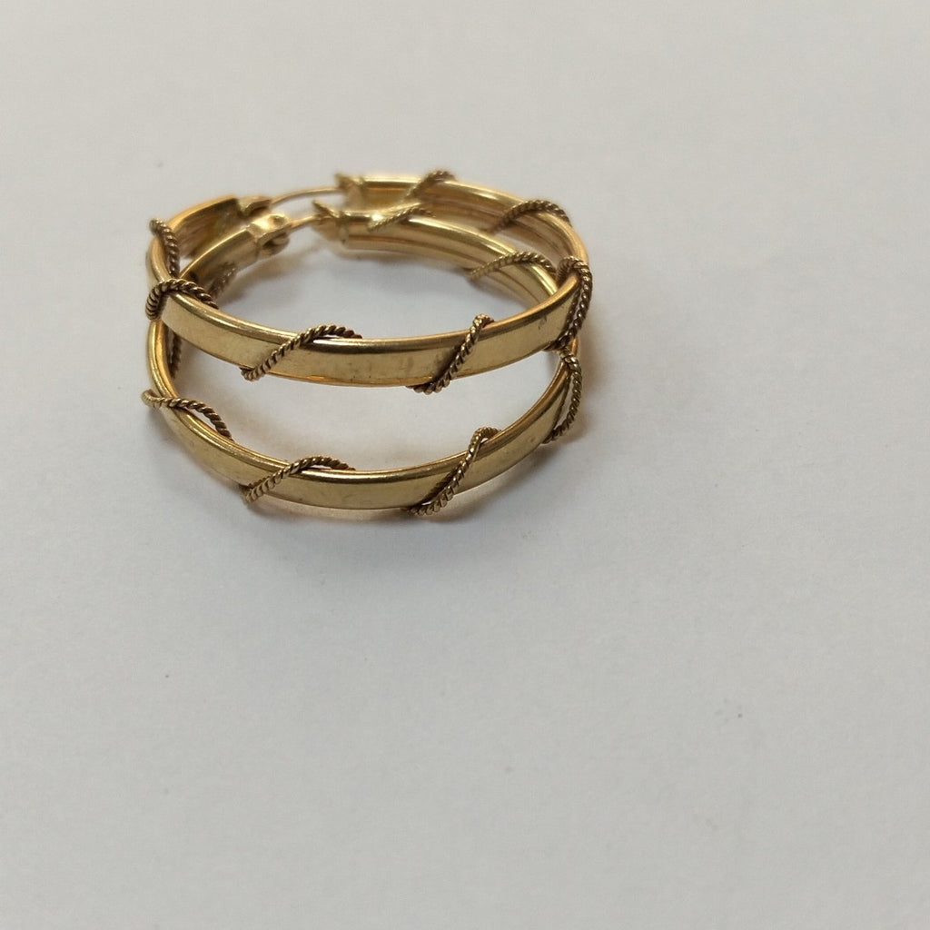 ARRACADAS PAR ORO 14 K 4.6 GRMS (SEMINUEVO)