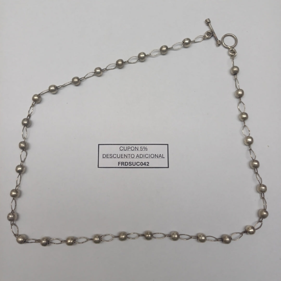 CADENA ORO,PLATA 18,60 GRMS (SEMINUEVO)