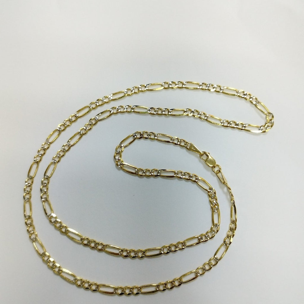 CADENAS 3X1 DIAMANTADA ORO 14K 55 CM 8.4 GR (NUEVO)