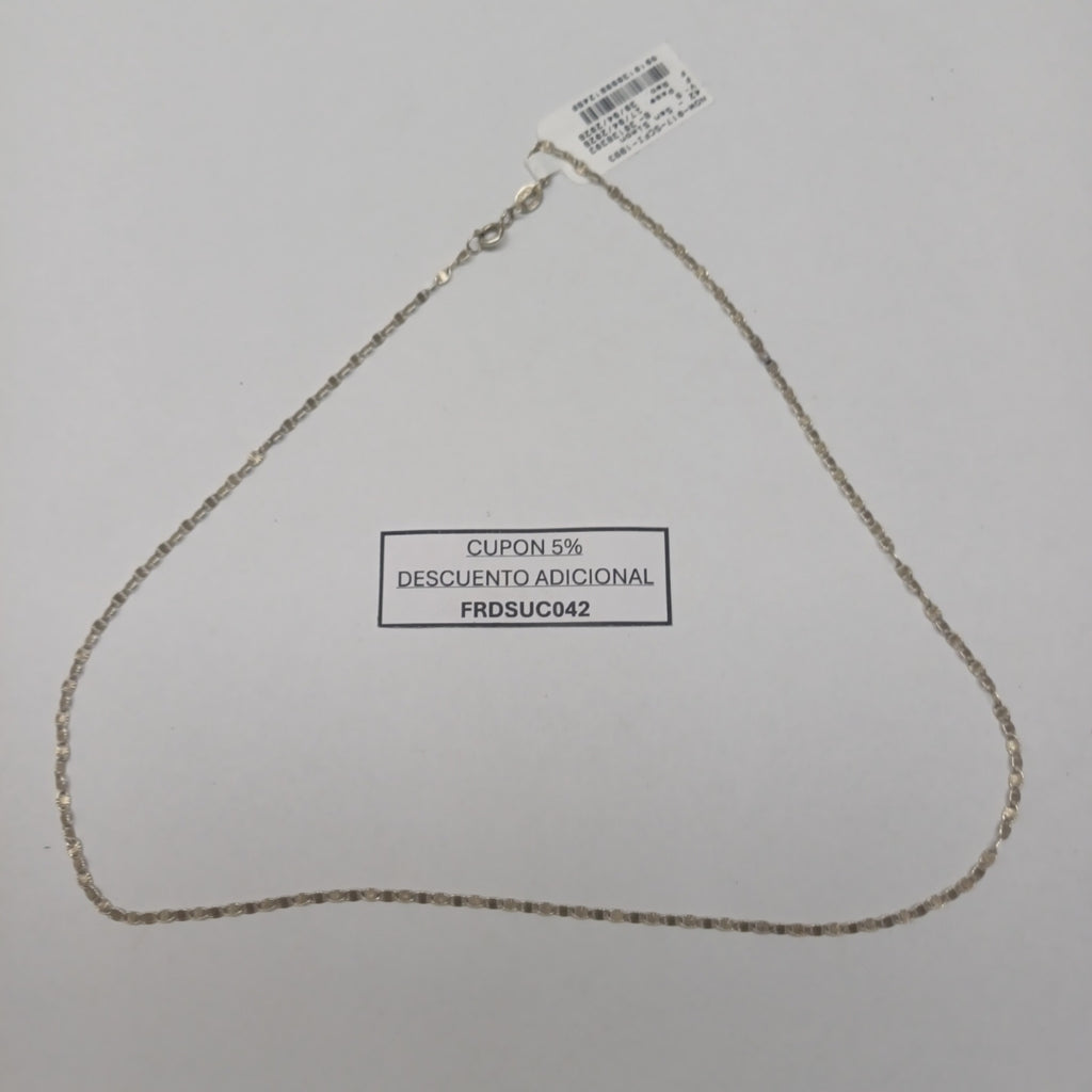 CADENA PLATA 2,40 GRMS (SEMINUEVO)