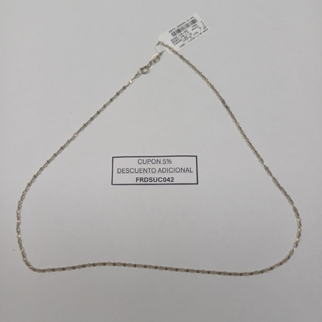CADENA PLATA 2,40 GRMS (SEMINUEVO)