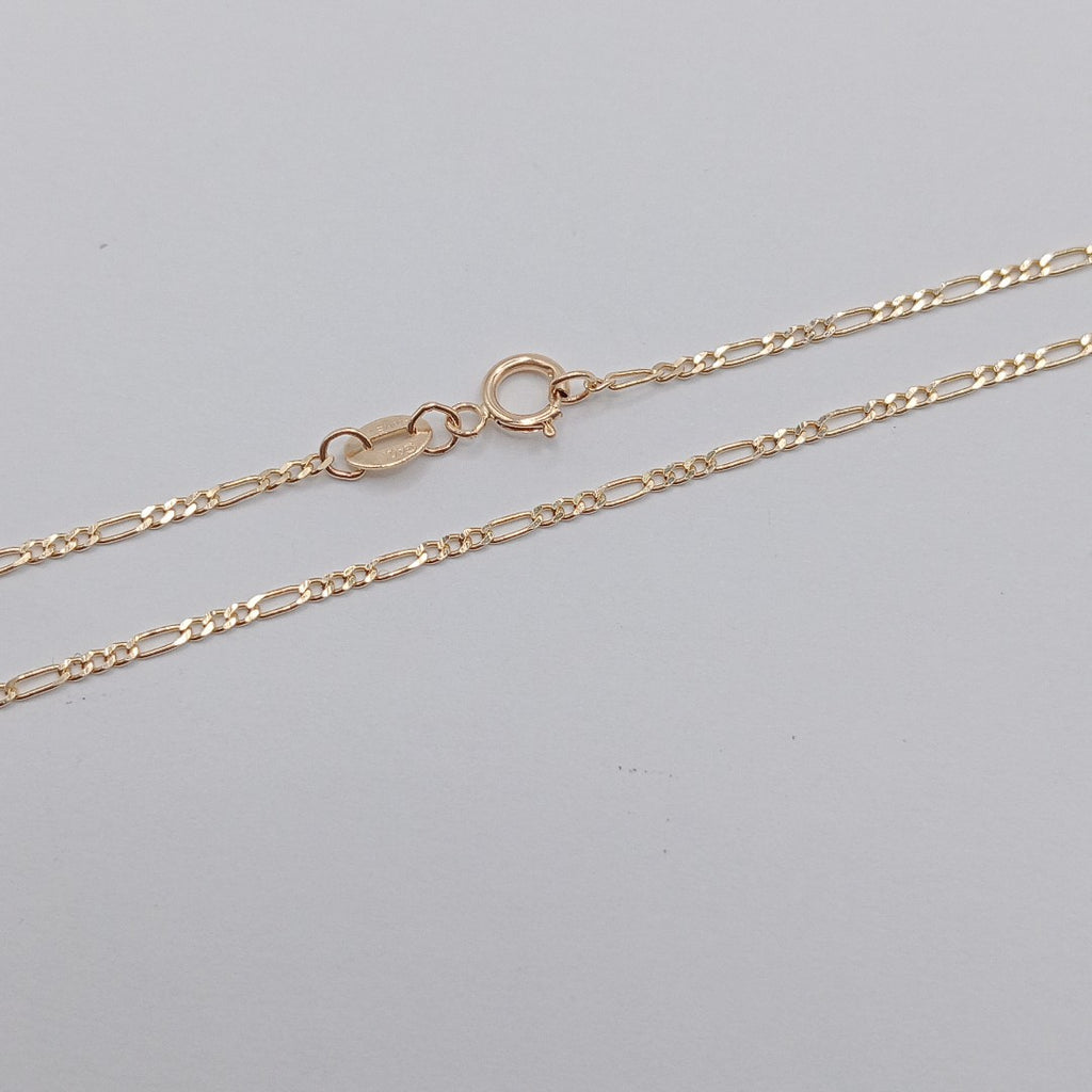 CADENAS TEJIDO 3X1 ORO 14K 55 CM 2.4 GR (NUEVO)