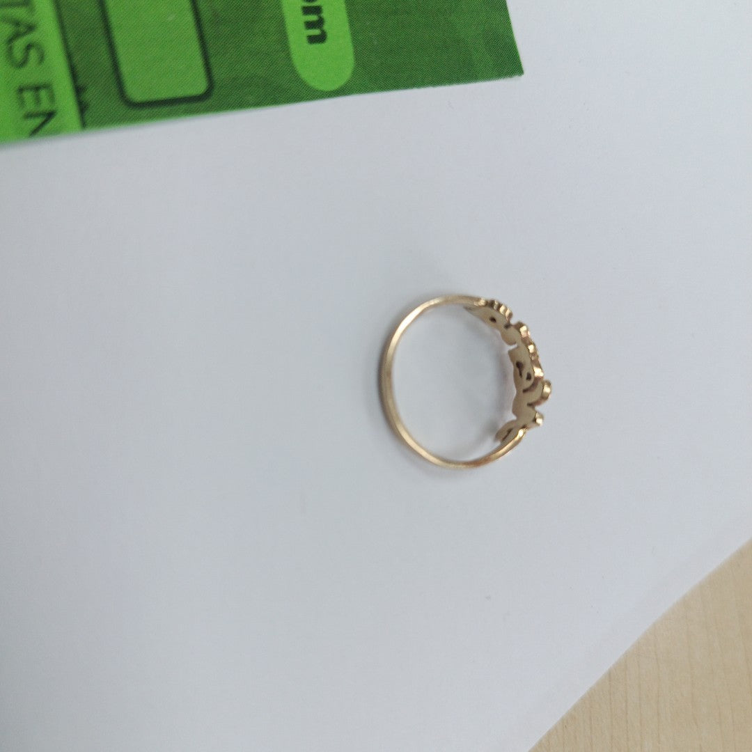 ANILLO ORO 10 K 1,70 GRMS (SEMINUEVO)