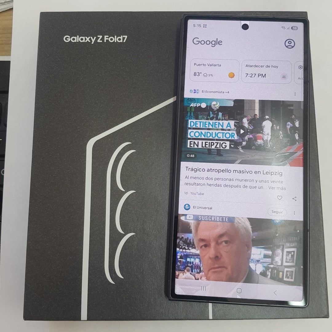 CELULAR SAMSUNG GALAXY Z FOLD7 SM-F966B (2025) 1 TB 16 GB RAM (SEMINUEVO)