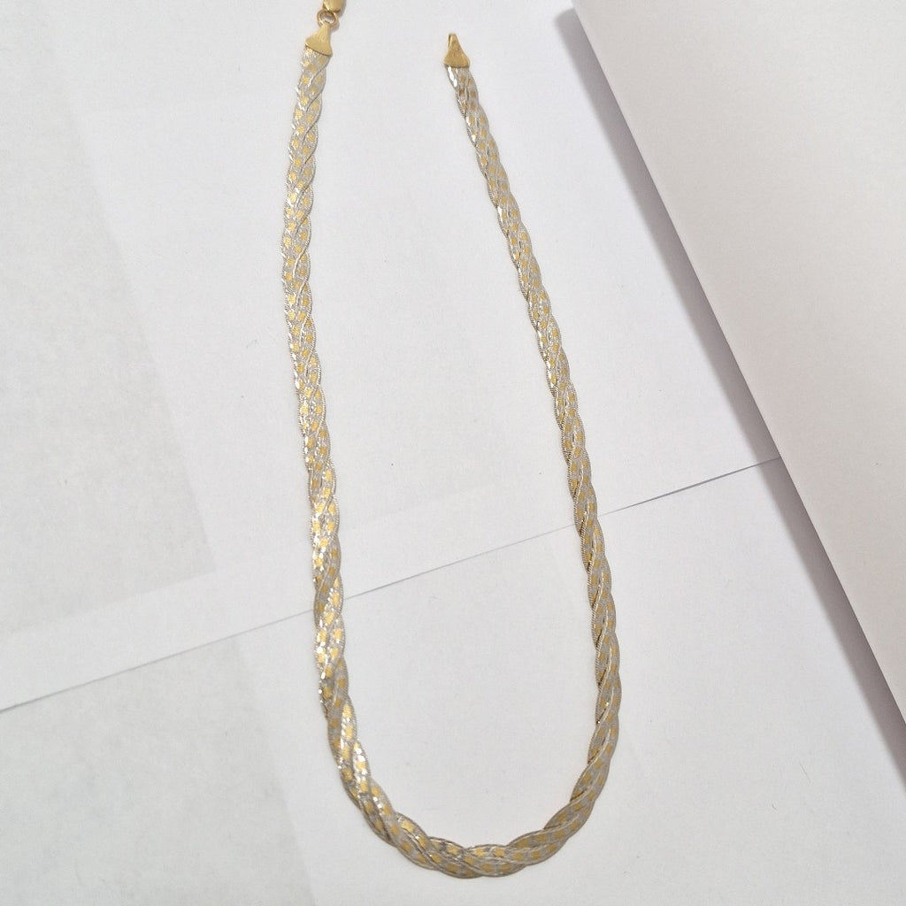 GARGANTILLA ORO, ORO COMBINADO 14 K 11.3 GRMS (SEMINUEVO)