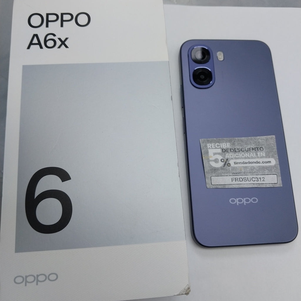 CELULAR OPPO A6X CPH2819 (2025) 128 GB 4 GB RAM (SEMINUEVO)