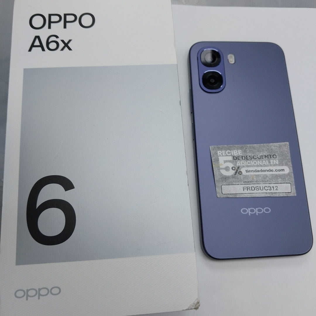CELULAR OPPO A6X CPH2819 (2025) 128 GB 4 GB RAM (SEMINUEVO)