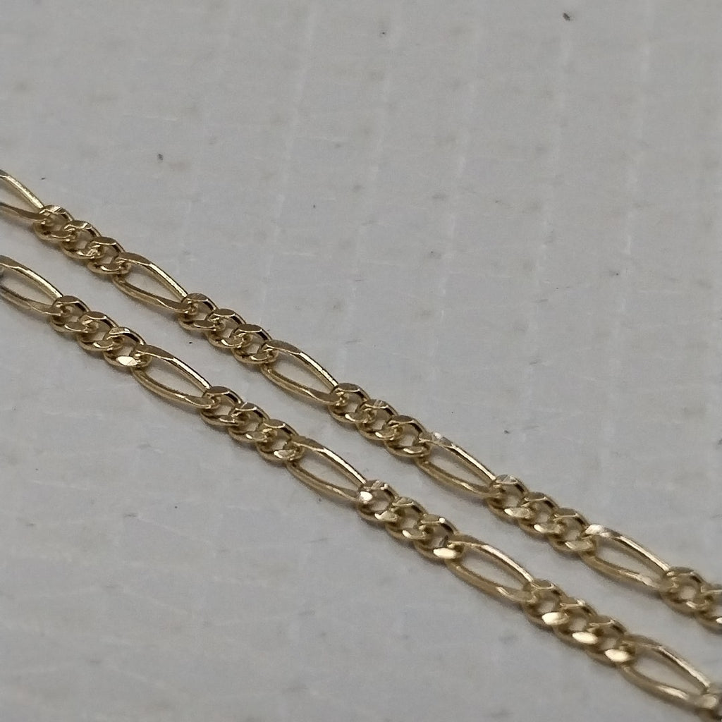 CADENAS TEJIDO 3X1 ORO 14K 55 CM 2.7 GR (NUEVO)