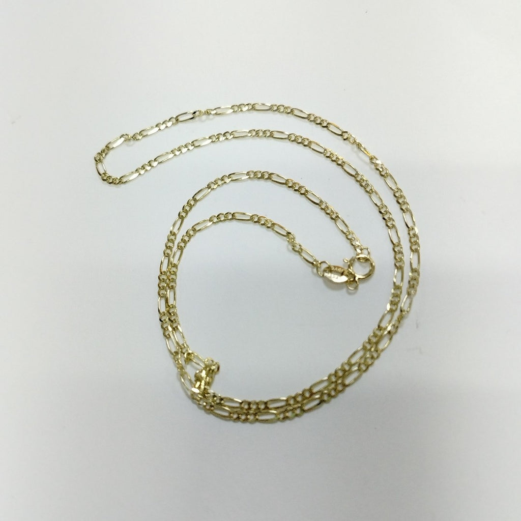 CADENAS TEJIDO 3X1 ORO 10K 50 CM 2.9 GR (NUEVO)